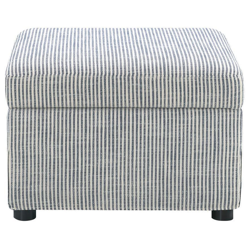 Winter - Upholstered Hydraulic Lift Top Storage Ottoman