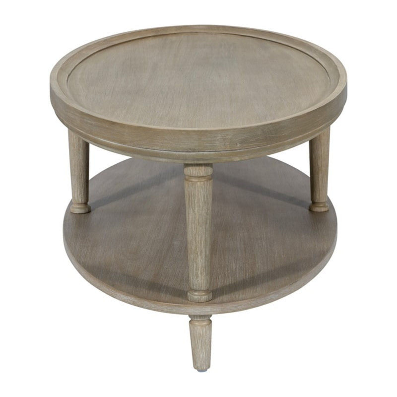 Bedford - Oval Coffee Table With Shelf - Natural