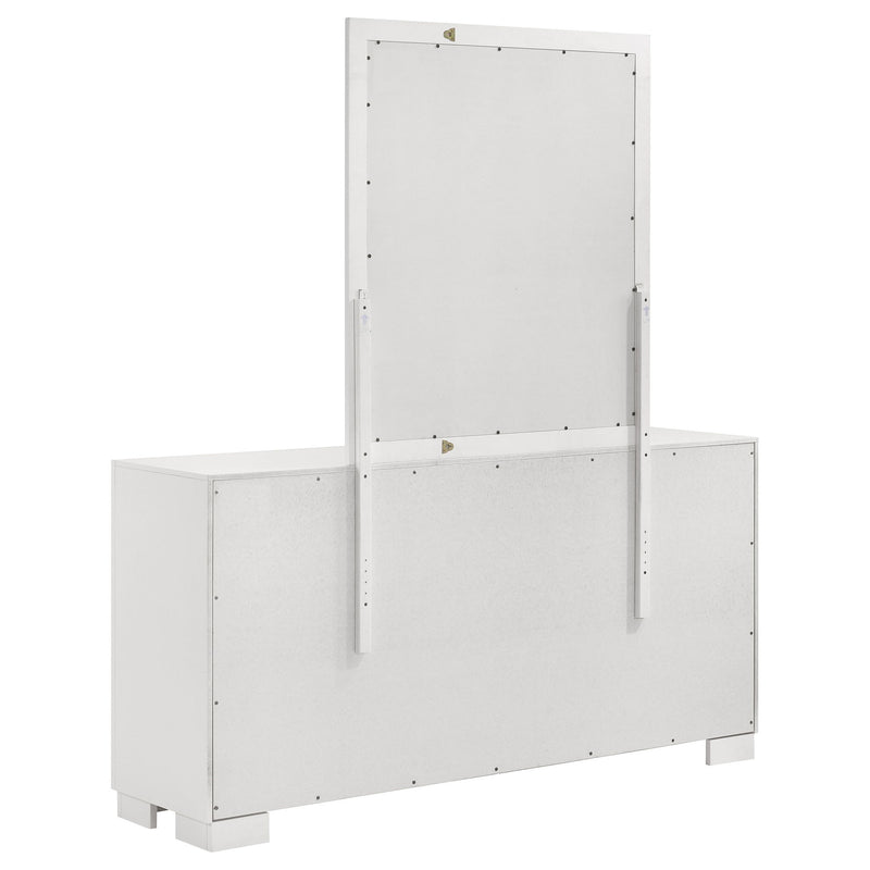 Polk - 6 Drawer Dresser With Mirror