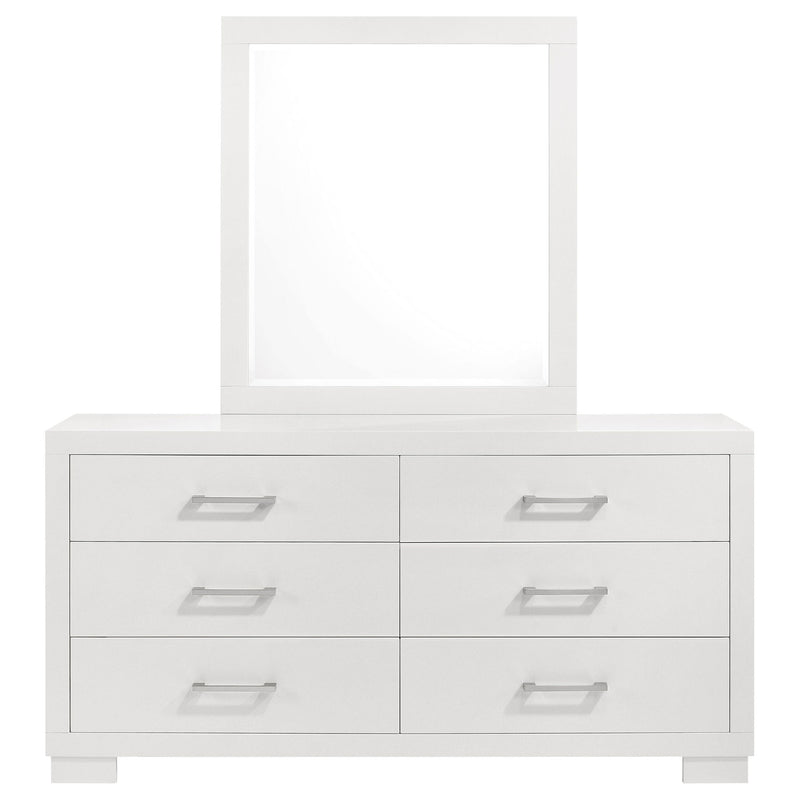 Polk - 6 Drawer Dresser With Mirror