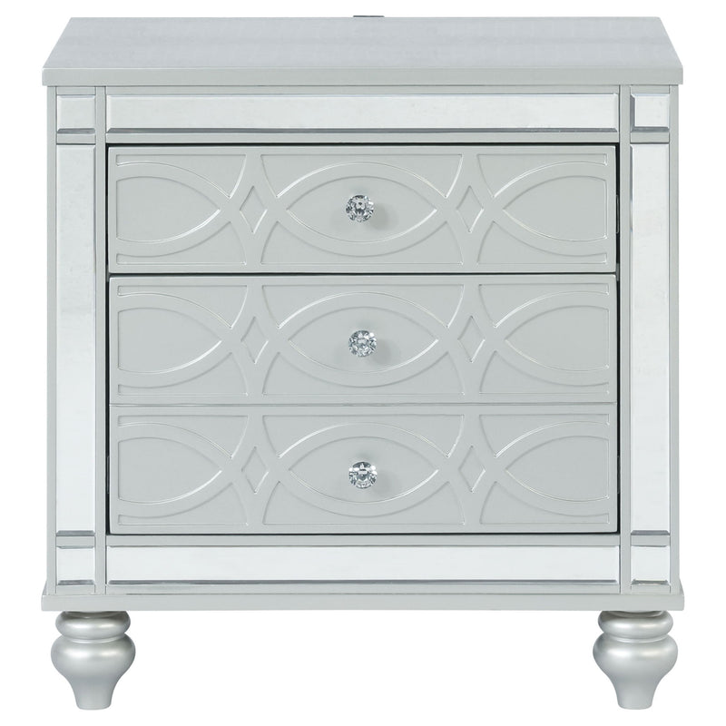 Menlo - 2 Drawer Nightstand - Gray