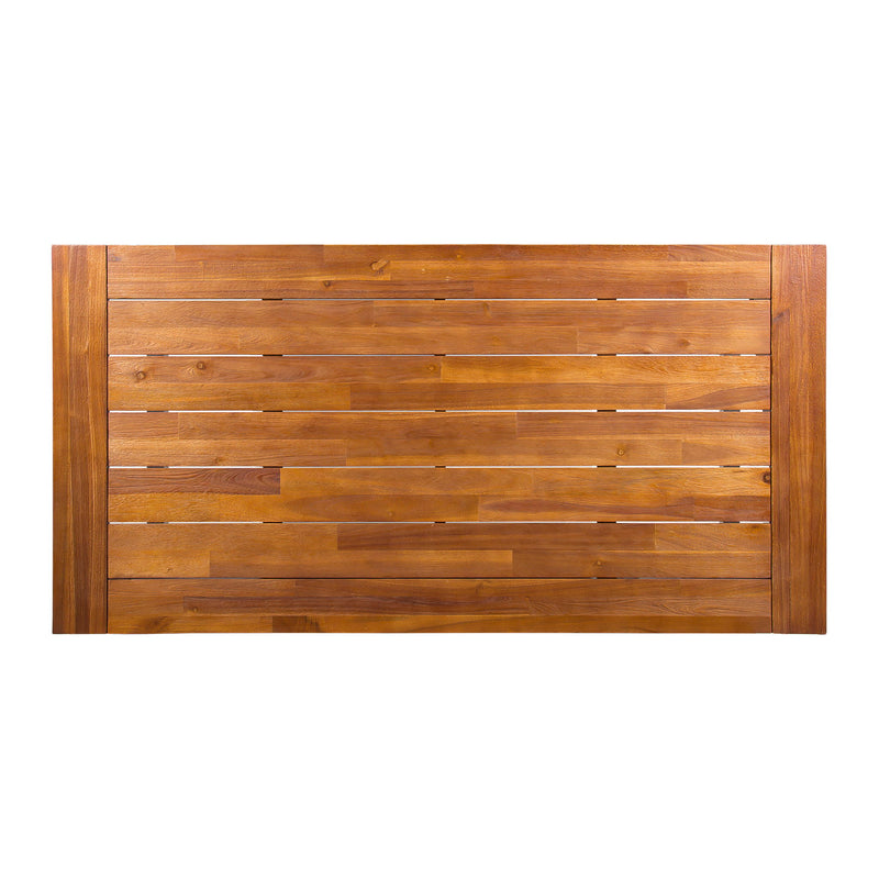 Outdoor Sandblast Finish Acacia Wood Dining Table