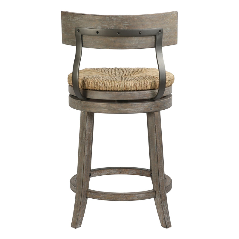 Stool With Natural Seagrass Seat