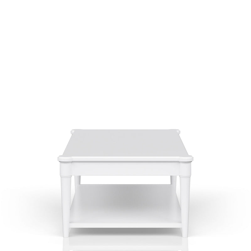 Cocktail Table With Two Storage Drawers And Casters