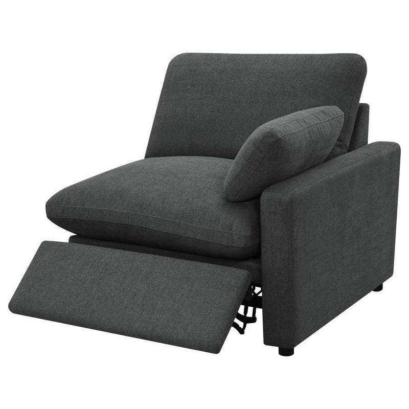 Collins - Modular RAF Power Recliner - Dark Gray