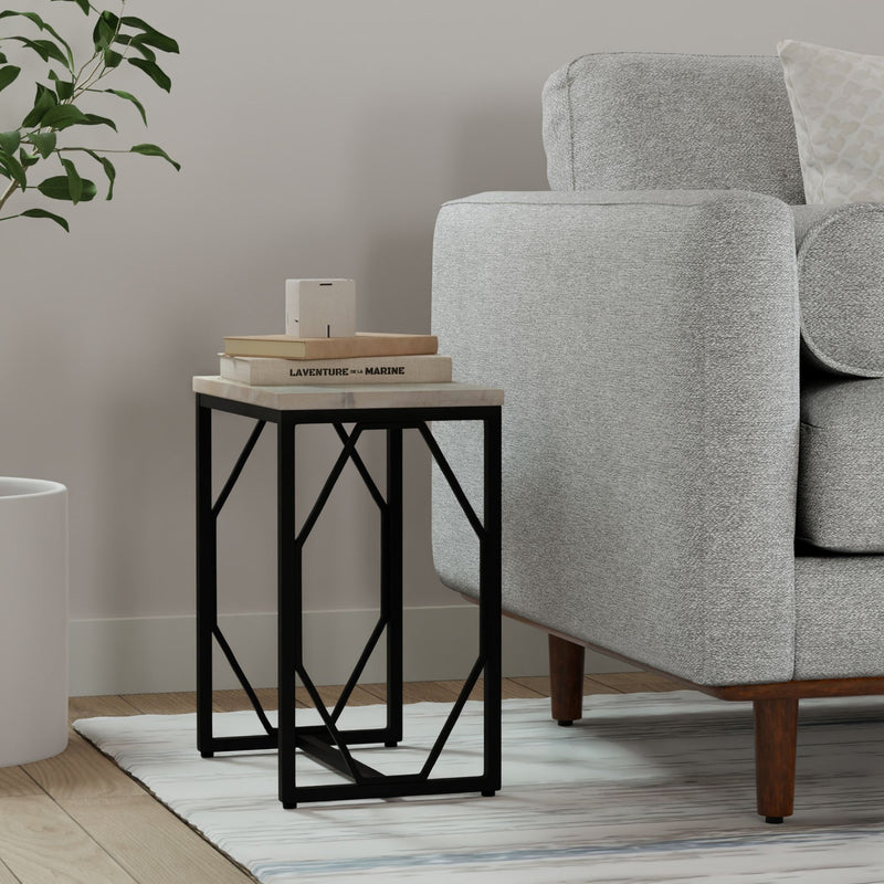 Selma - Handcrafted Metal And Wood Accent Table
