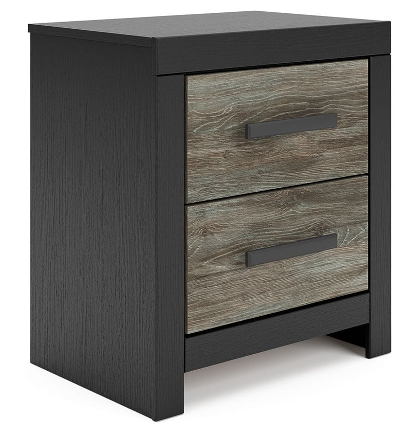 Broachmyn - 3 Pc. - Dresser And 2 Nightstands - Black / Gray