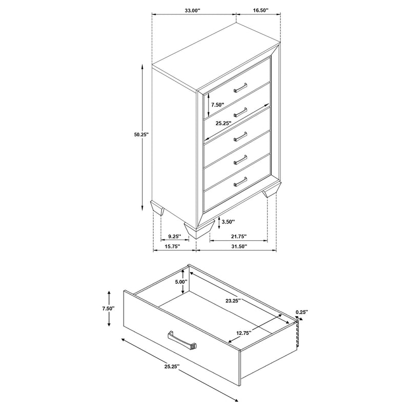 Oatfield - Transitional Bedroom Set