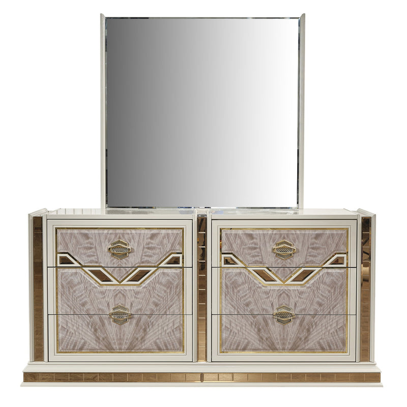 Omari - Mirror - Beige