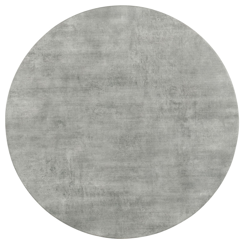 Travis - Round Top Coffee Table With Hairpin Legs - Gray / Black
