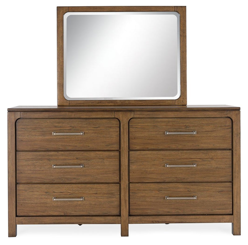 Cabalynn - Dresser And Mirror - Light Brown