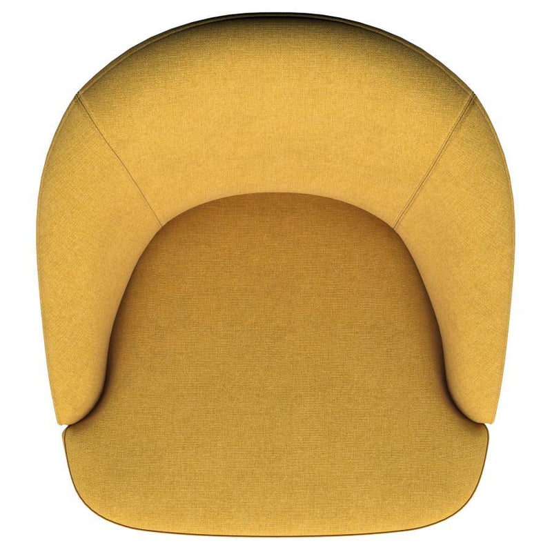 Leon - Upholstered Barrel Accent Swivel Chair