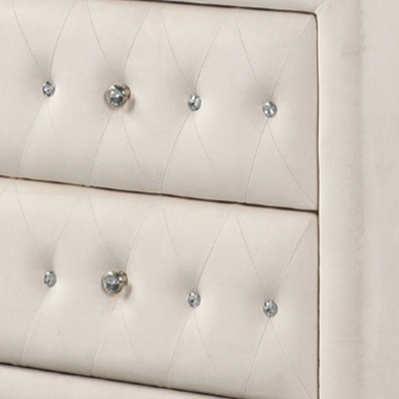 Sophia - 2 Drawer Upholstered Nightstand