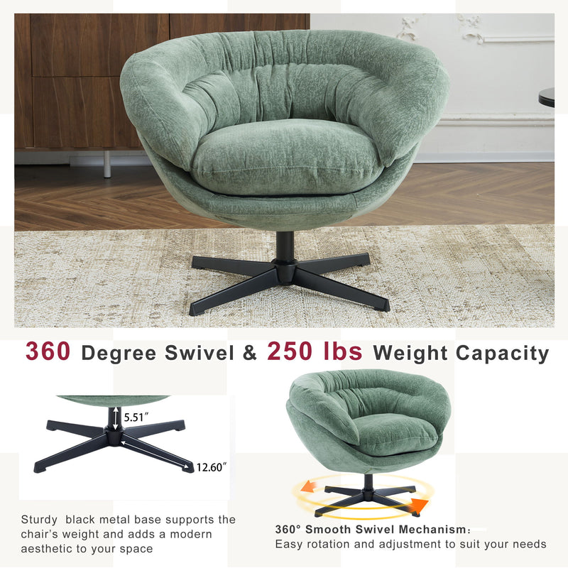 Modern Office Chair With 360 Degree Swivel