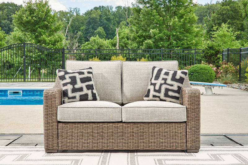 Beachcroft - Loveseat With Cushion - Beige