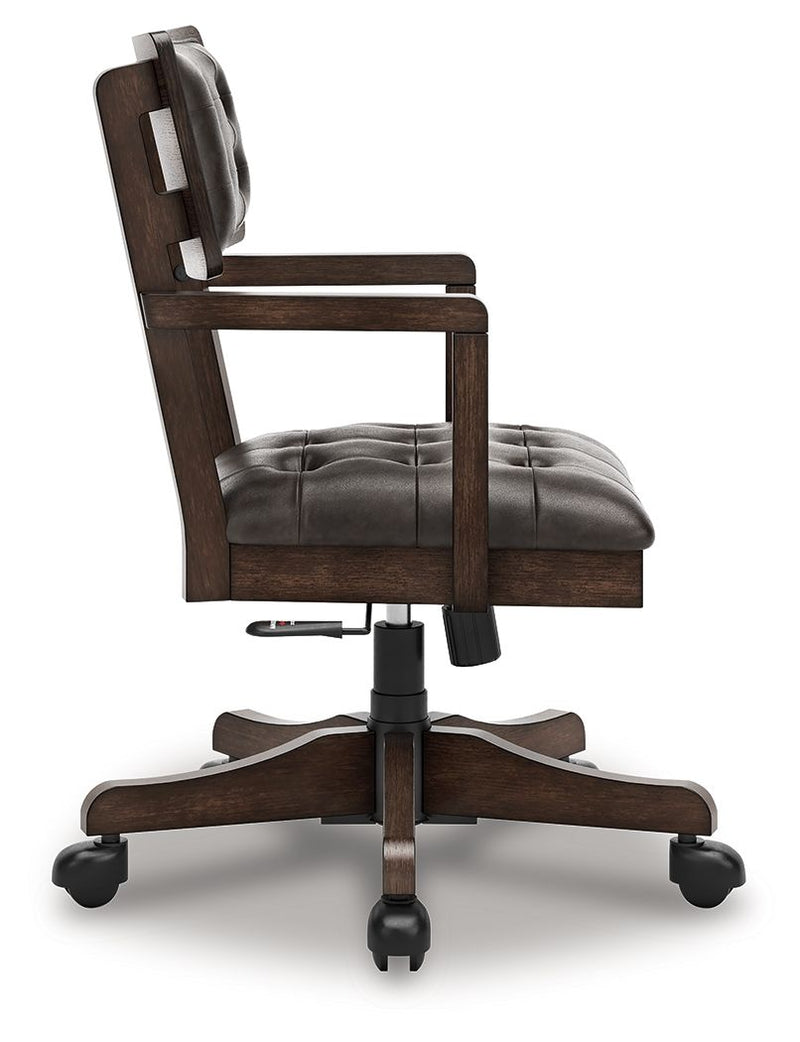 Breckington - Home Office Desk Chair - Dark Brown