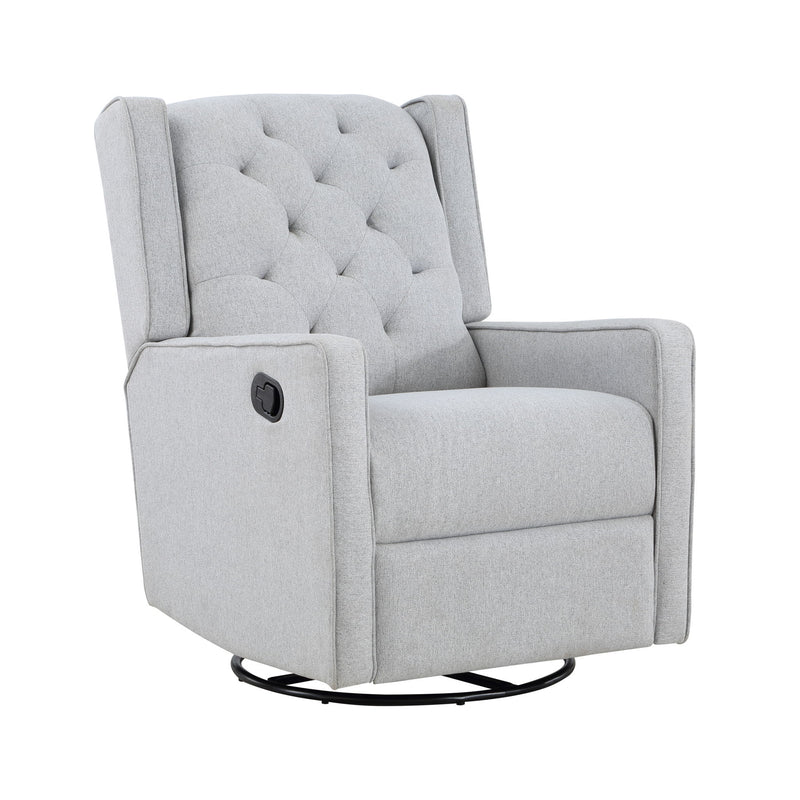Milah - Gliding Swivel Recliner Tufted Brushed - Natural