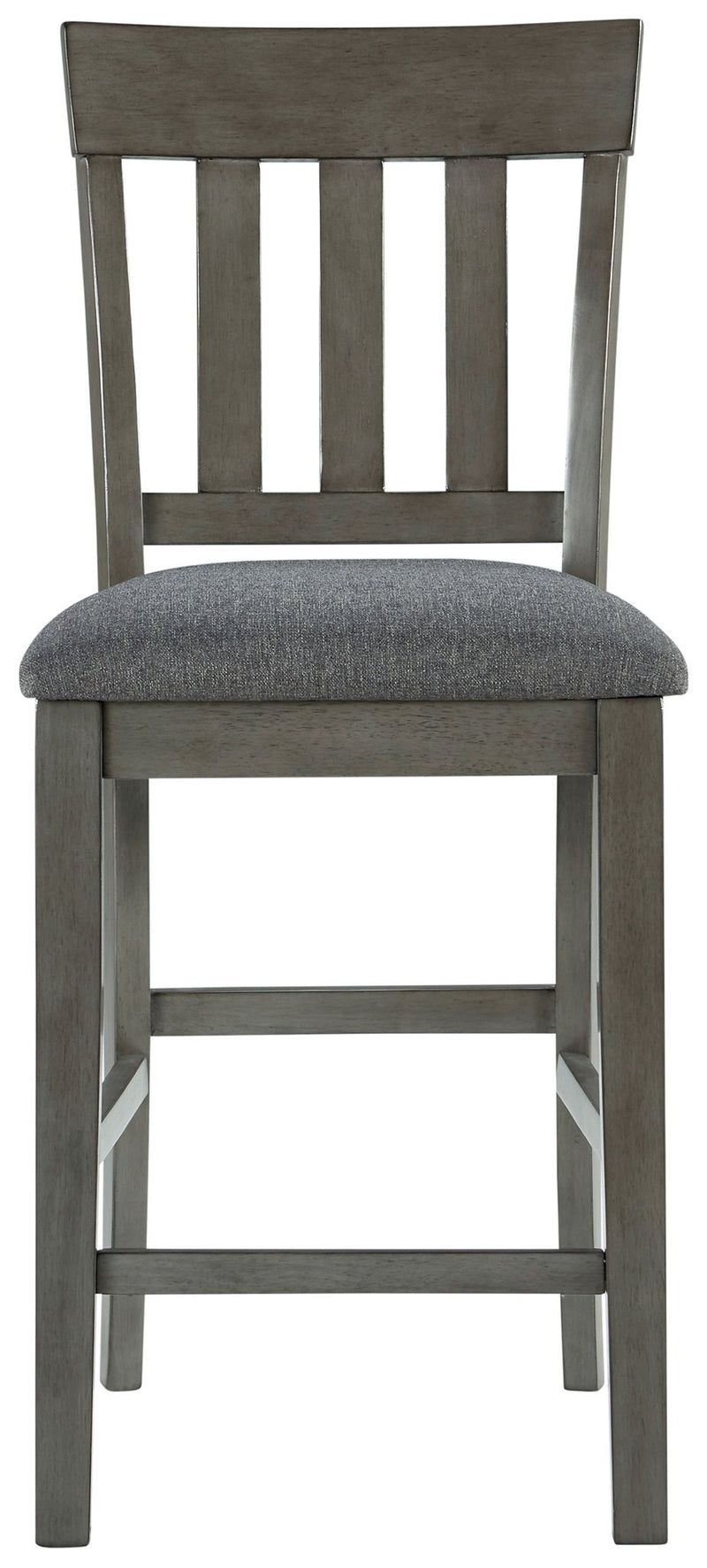 Hallanden - Upholstered Barstool (Set of 2) - Black / Gray