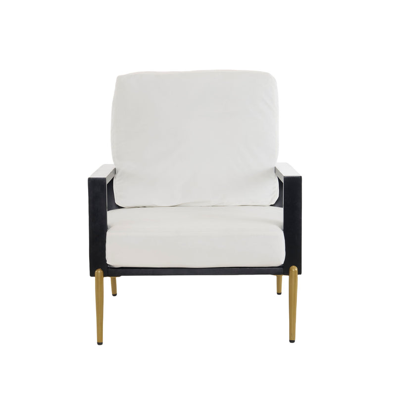 Modern Armchair With Solid Wood Frame