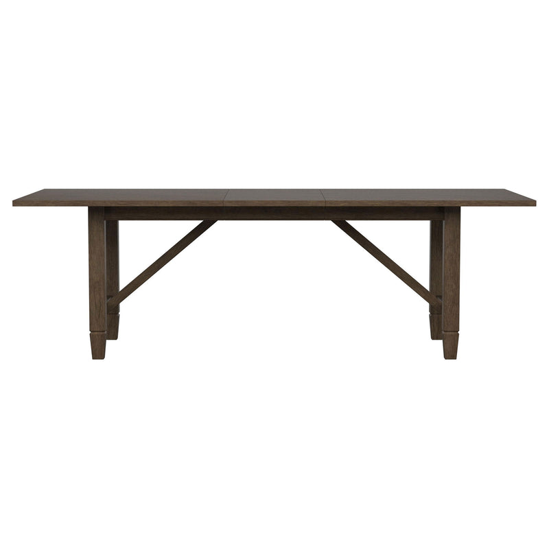 Jamie - Rectangular Dining Table With Extension Leaf - Light Brown