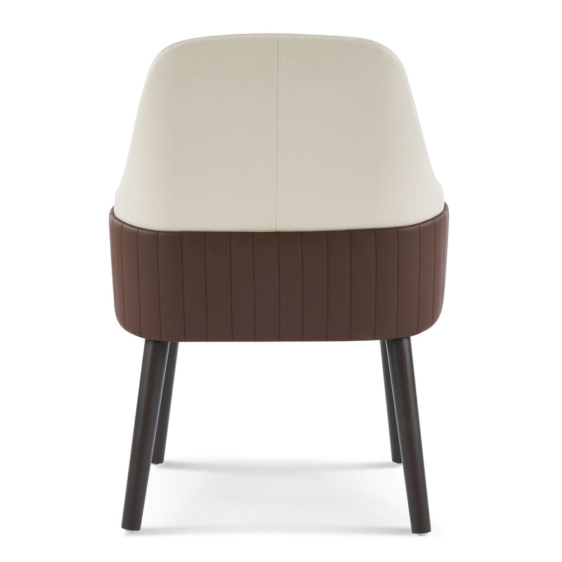 Indoor Dining Chair (Set of 2) - Beige / Brown