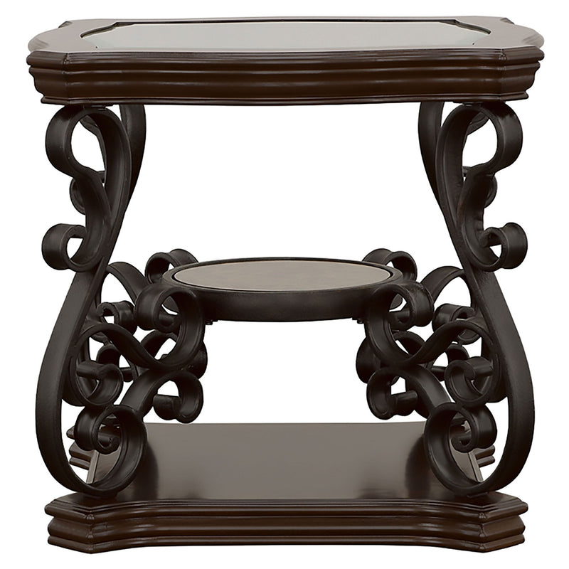 Arrize - Coffee And End Table Set With Scroll Legs