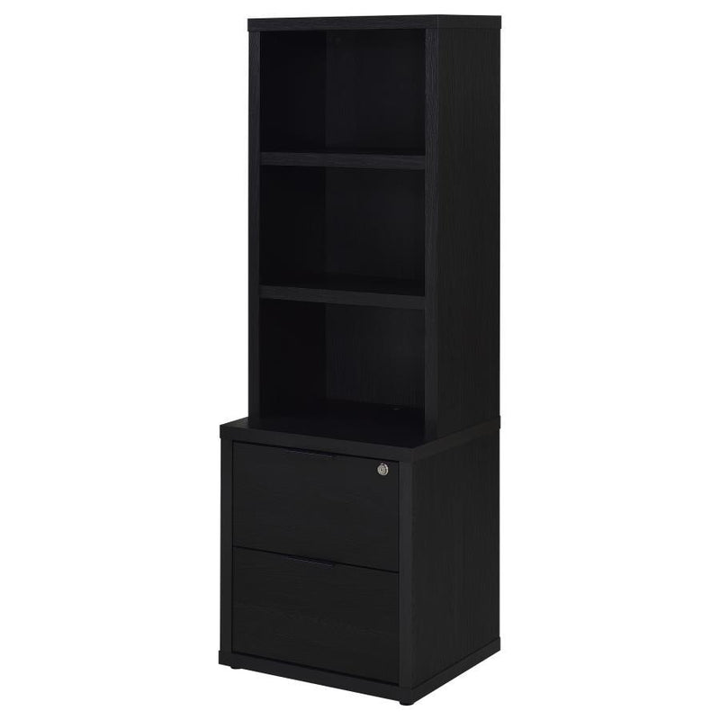 Westpark - 3-Shelf Bookcase USB And Lockable Drawer