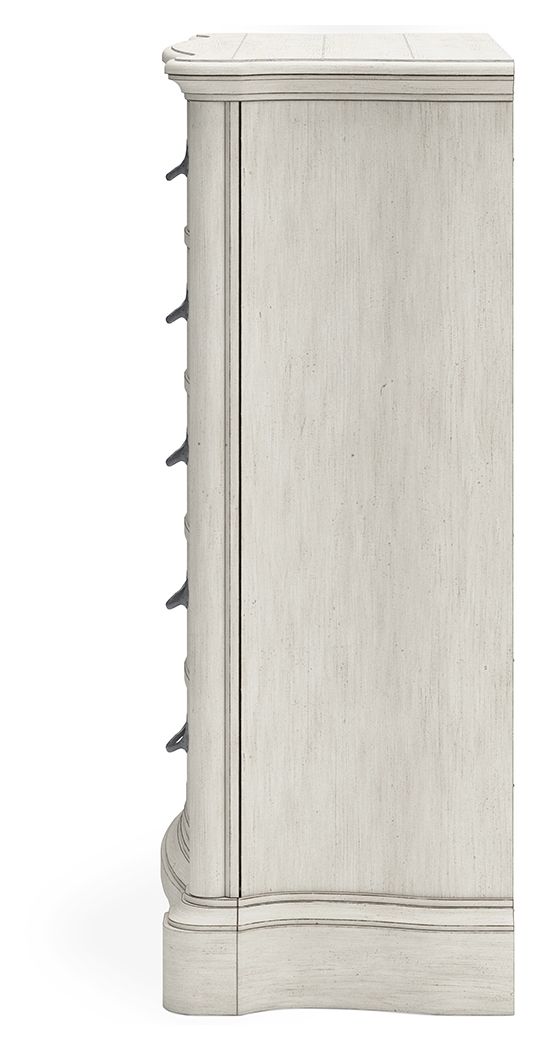 Arlendyne - Five Drawer Chest - Antique White