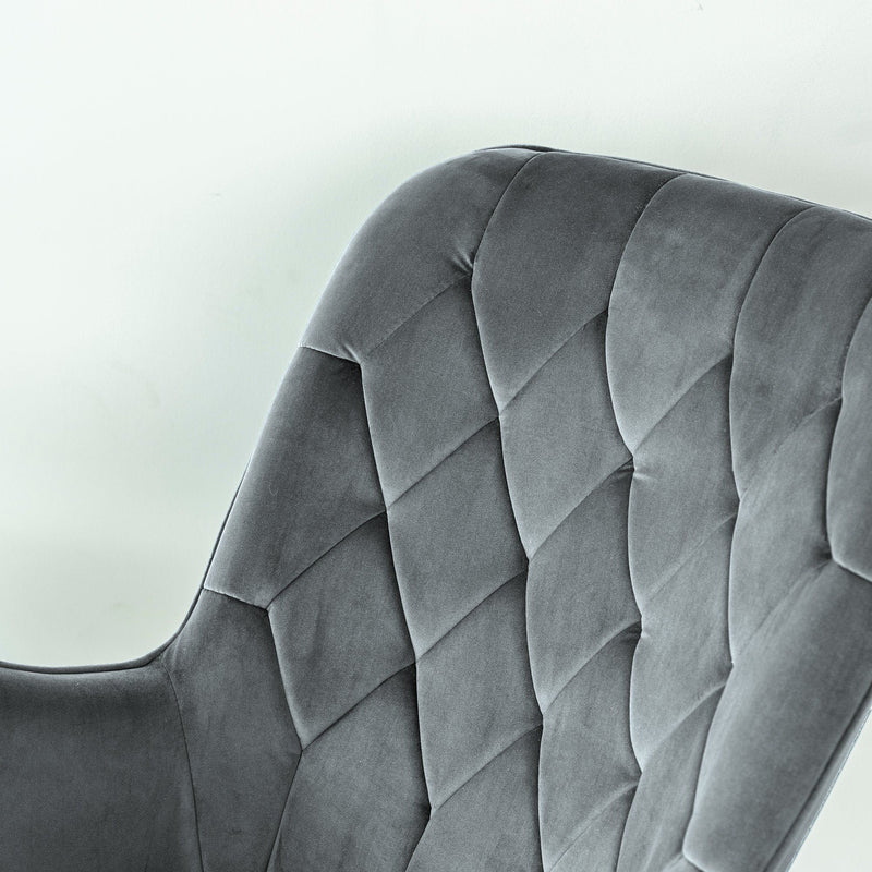 Hannah - Rocking Chair - Gray