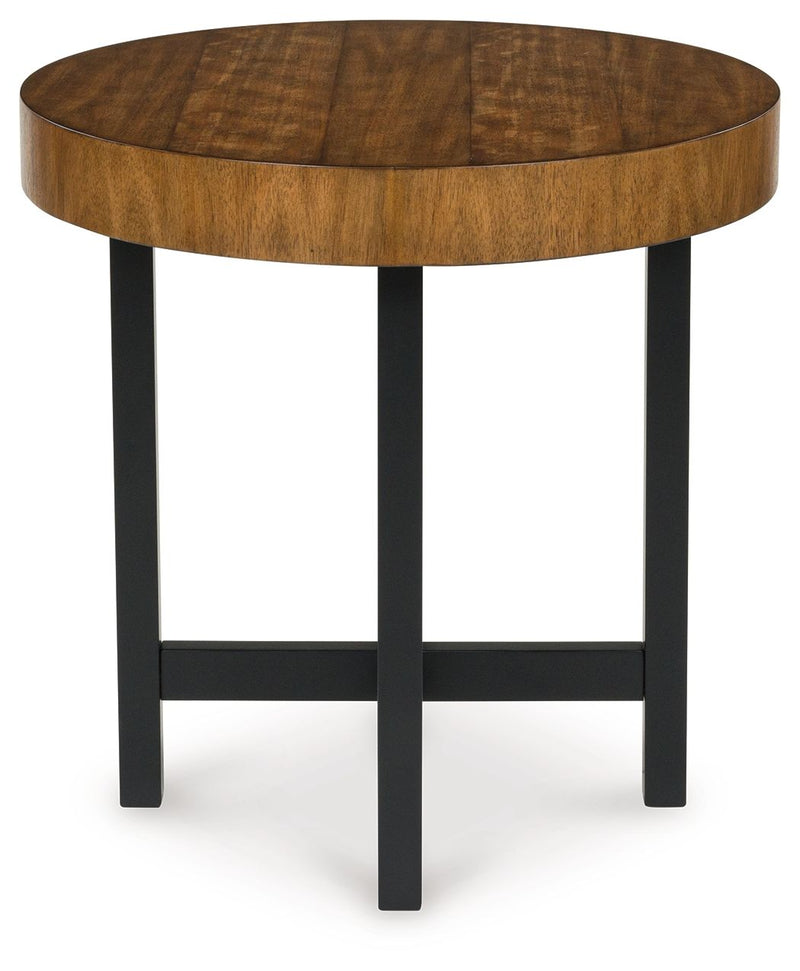 Steenlage - Occasional Table Set (Set of 2) - Brown / Black