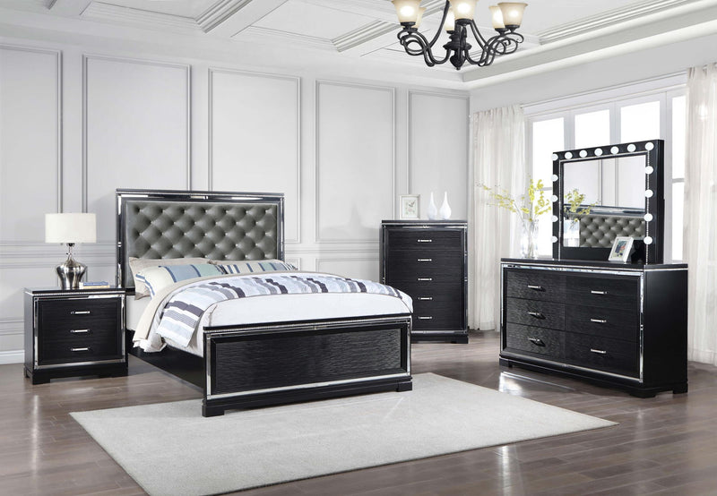 Cappola 2-drawer Nightstand Black