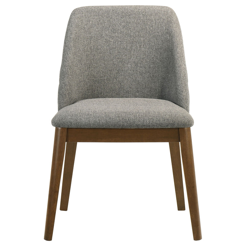 Hutchins - Dining Side Chair (Set of 2) - Gray / Brown
