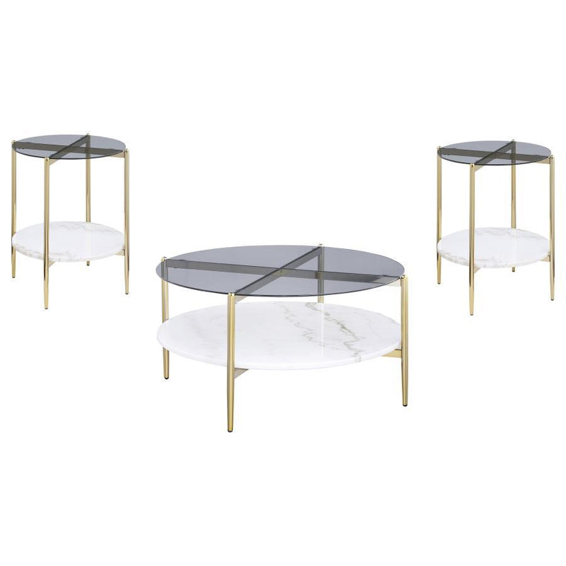 Jonelle - Round Coffee Table Set