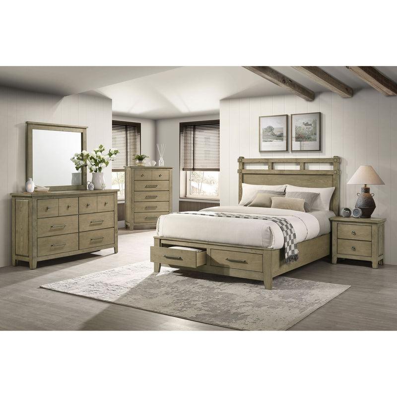 Pelton - 5 Drawer Chest - Oak