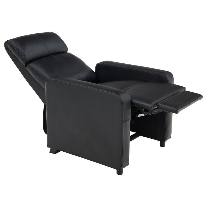 Warren - 4 Seater Home Theater With 3 Wedge Consoles - Black