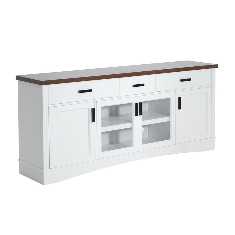 Modern TV Console & Adjustable Shelves