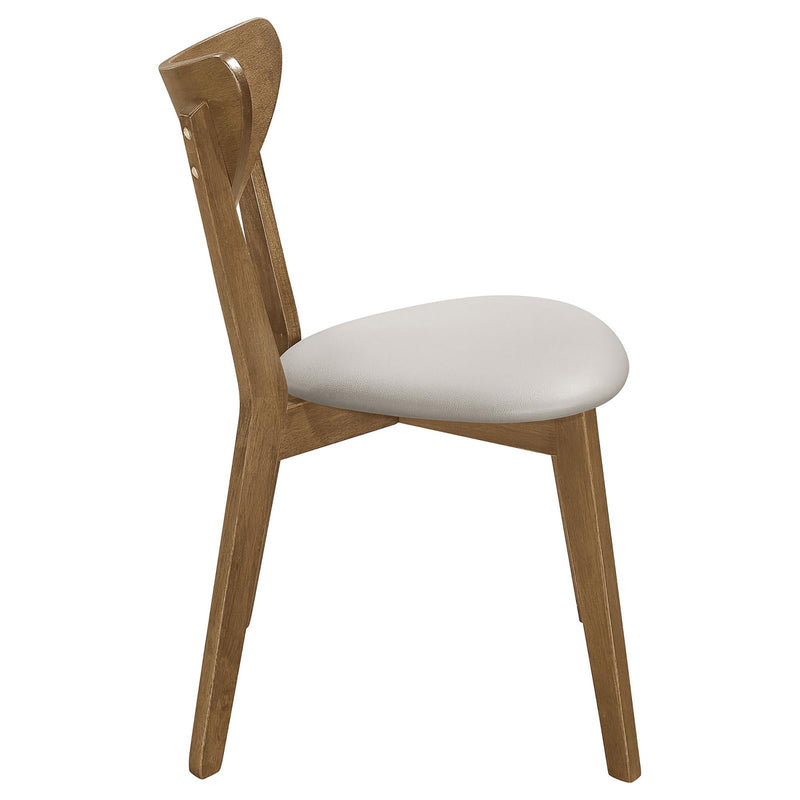 Mid-Century Modern Upholstered Dining Chair (Set of 2)