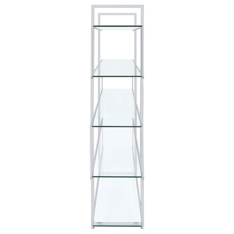 Harison - 5 Shelf Bookshelf - Clear