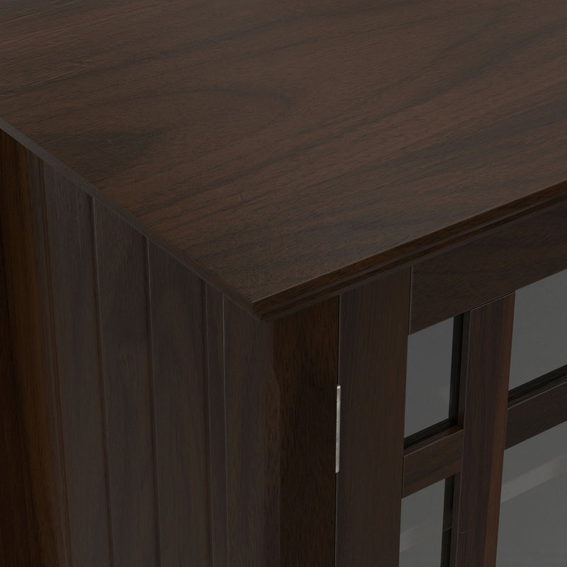 Bedford - Tall TV Media Stand - Dark Tobacco Brown