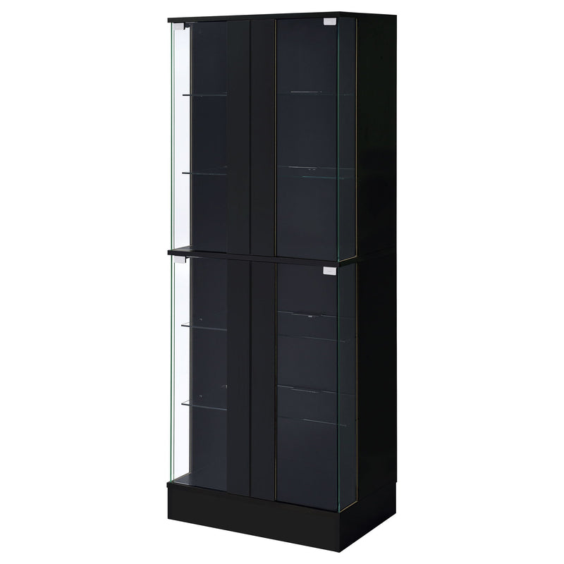 Gilbert - 4 Door LED Curio Display Cabinet