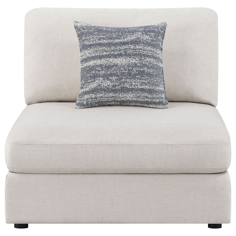 Duncan- Armless Chair With Removable Cushions