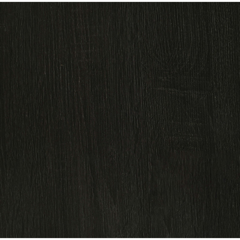 Round Coffee Table With Storage Shelf - Black