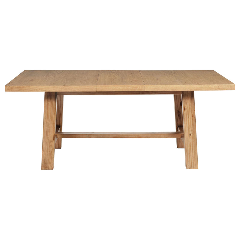 Extension Leaf Dining Table With Removable Leaf - Natural