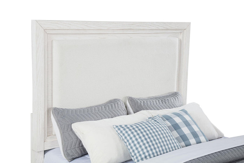 Marielle 5-piece Queen Bedroom Set Distressed White