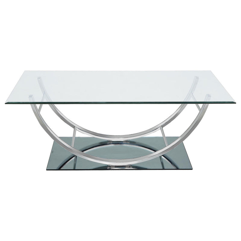 Garrett - 2 Piece Coffee Table Set - Chrome