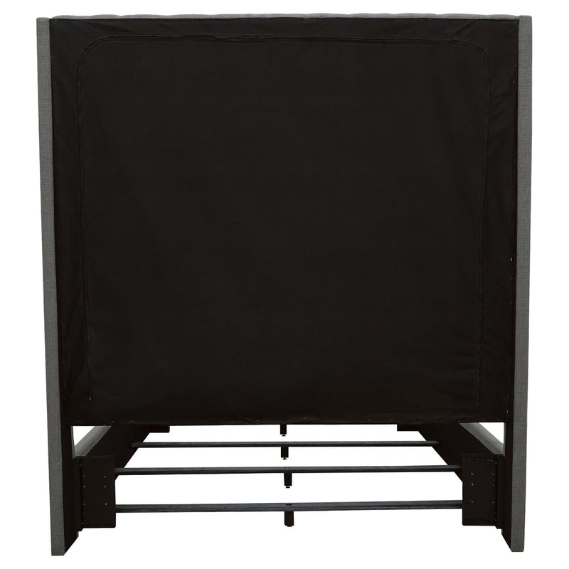 Camille Upholstered Queen Panel Bed Grey