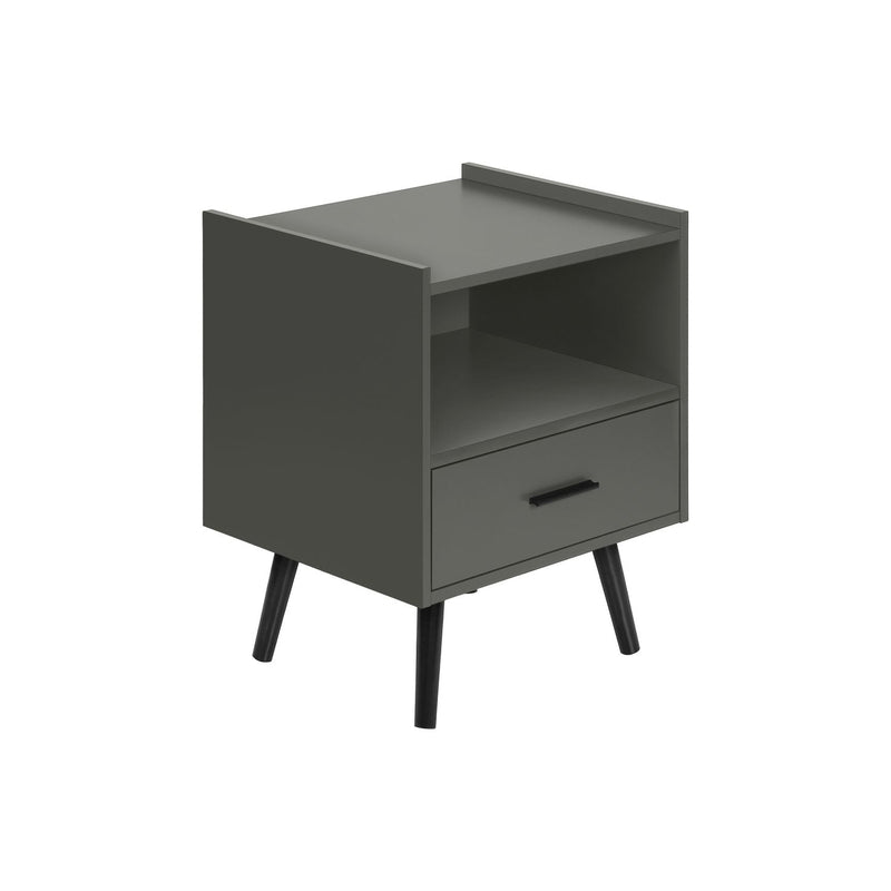Modern Accent Table With Storage Drawer