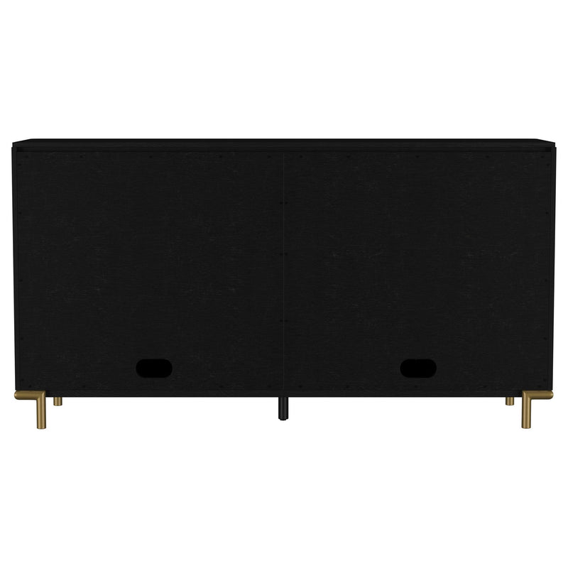 Arini 2-drawer Cane Door Dining Sideboard Server Black
