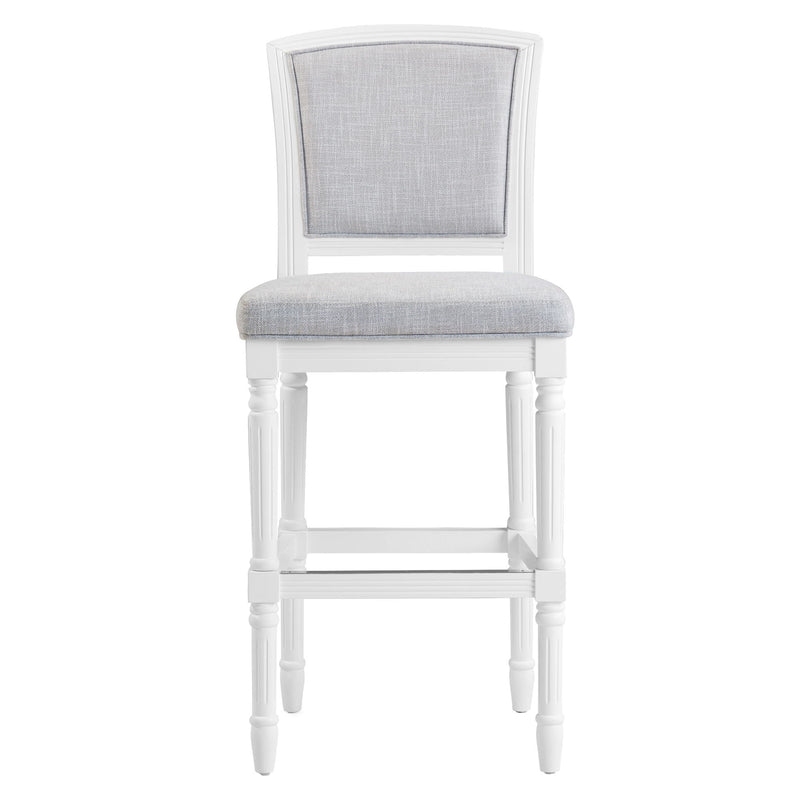 Stool With Upholstered Seat And Back