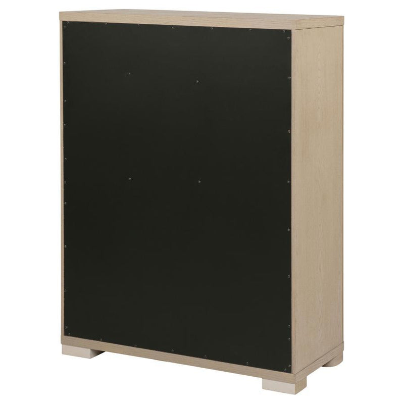 Ladera - 5-Drawer Bedroom Chest Of Drawers - Light Elm